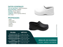 Zapatos Safety Answers Alina Negro para Mujer
