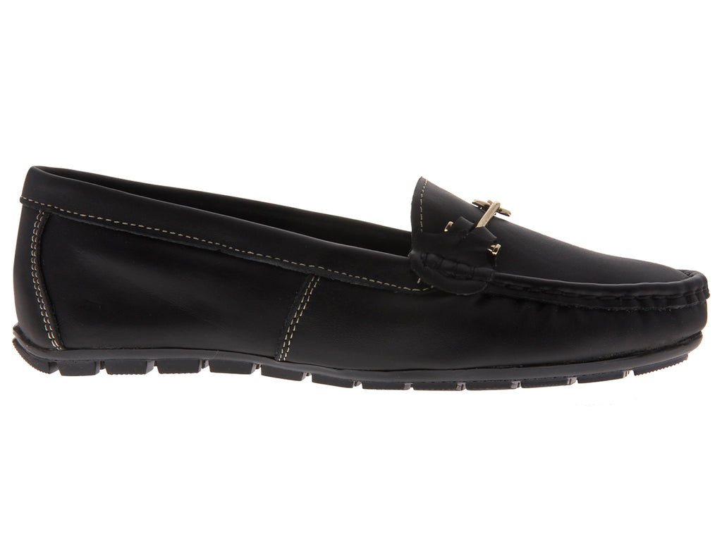 Mocasines Meli&Ana Napa Negro para Mujer