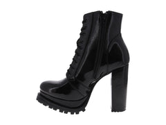 Botas Sarah Serguei Charol Negro para Mujer