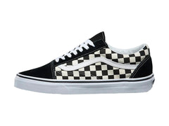 Tenis Vans Old Skool Checkerboard Negro Blanco Unisex