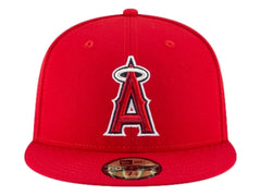 Gorra New Era Los Angeles Angels Roja Visera Plana