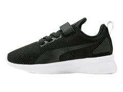 Tenis PUMA Flyer Runner V Negro con Blanco para Niño