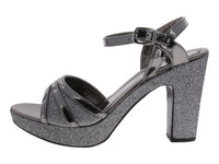Zapatillas Sary Plata para Mujer