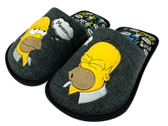 Pantuflas ARRA Homero Simpson Gris para Hombre