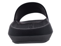 Sandalias Lacoste Croco Slide Negro para Mujer