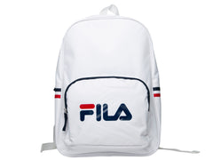 Mochila Fila Classic Blanca con Detalles Azul y Rojo