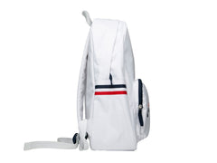 Mochila Fila Classic Blanca con Detalles Azul y Rojo