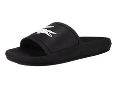 Sandalias Lacoste Croco Slide Negro para Mujer