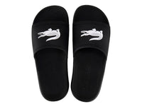 Sandalias Lacoste Croco Slide Negro para Mujer