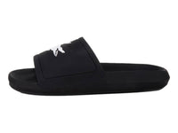 Sandalias Lacoste Croco Slide Negro para Mujer