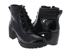 Botines Diva Charol Negro para Mujer