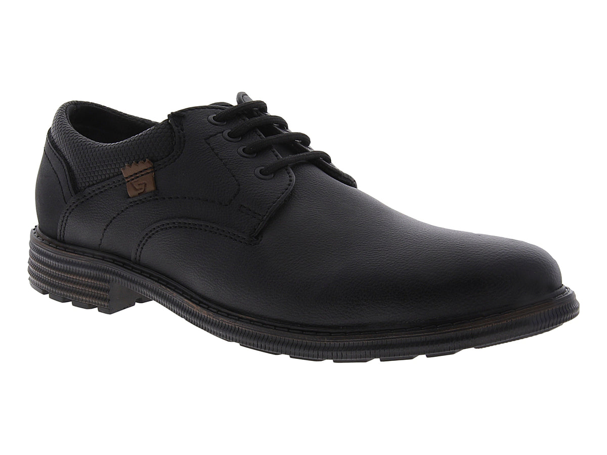 Zapatos Custom Style Negro Camel para Hombre