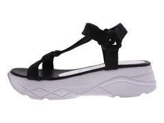 Sandalias Sary Gladiador Negro para Mujer