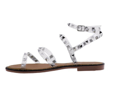 Sandalias Luna Rosa Transparentes para Mujer