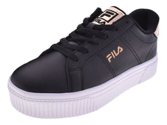 Tenis FILA Panache 19 Negro y Oro para Mujer