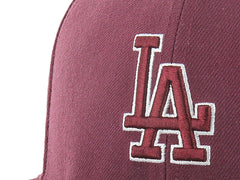 Gorra 47 Brand Los Angeles Dodgers Color Tinto para Hombre