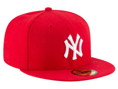 Gorra New Era New York Yankees Roja Visera Plana