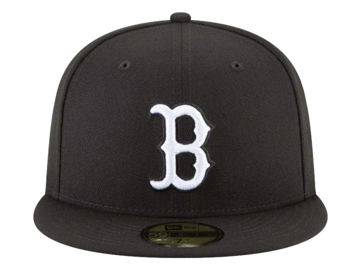 Gorra New Era Boston Red Sox Negro y Blanco para Hombre