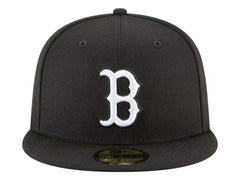Gorra New Era Boston Red Sox Negro y Blanco para Hombre