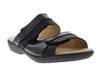 Sandalias Capricho Sandalia Negra Dama 16360 Para Mujer