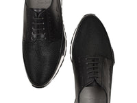 Tenis Cuadra de Mantarraya Negro para Hombre