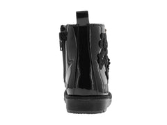 Botas Coqueta Charol Negro para Niña