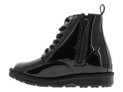 Botas Coqueta Negro Charol para Niña
