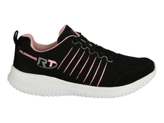 Tenis Alterno Negro con Rosa para Mujer