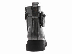 Botas Miroslava de Charol Negro para Niña