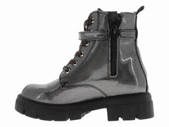 Botas Miroslava de Charol Negro para Niña