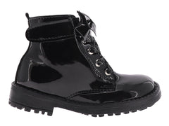 Botas Divitas Charol Negro para Niña