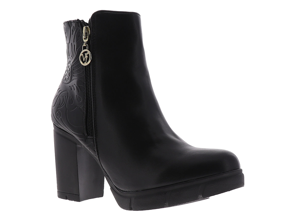 Botines VIFRA Cleveland Floral Negro para Mujer