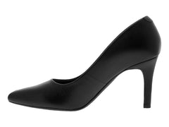 Zapatillas Flexi de Piel Negro para Mujer