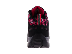 Botas 4X4 Excursionismo Negro y Fucsia para Mujer