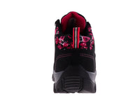 Botas 4X4 Excursionismo Negro y Fucsia para Mujer