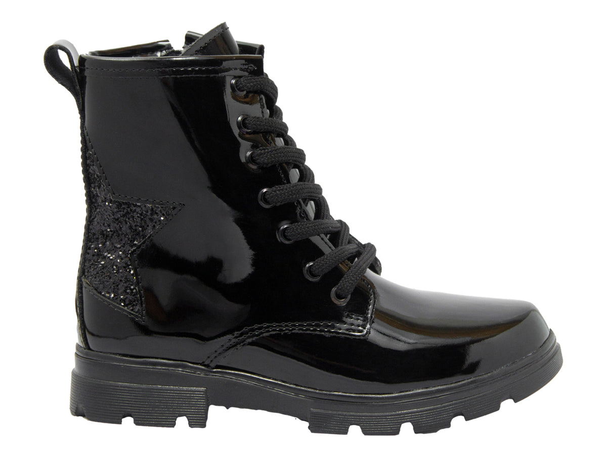 Botas Confratelli para Niña en Charol Negro