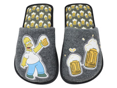 Pantuflas ARRA Gris de Homer Simpson