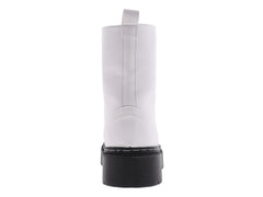 Botas Combat DIVA Blancas para Mujer
