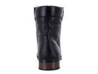 Botas Militares Nevada Piel Sorrento Negro para Mujer