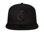 Gorra New Era Negra de Visera Plana para Hombre