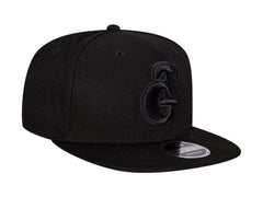 Gorra New Era Negra de Visera Plana para Hombre
