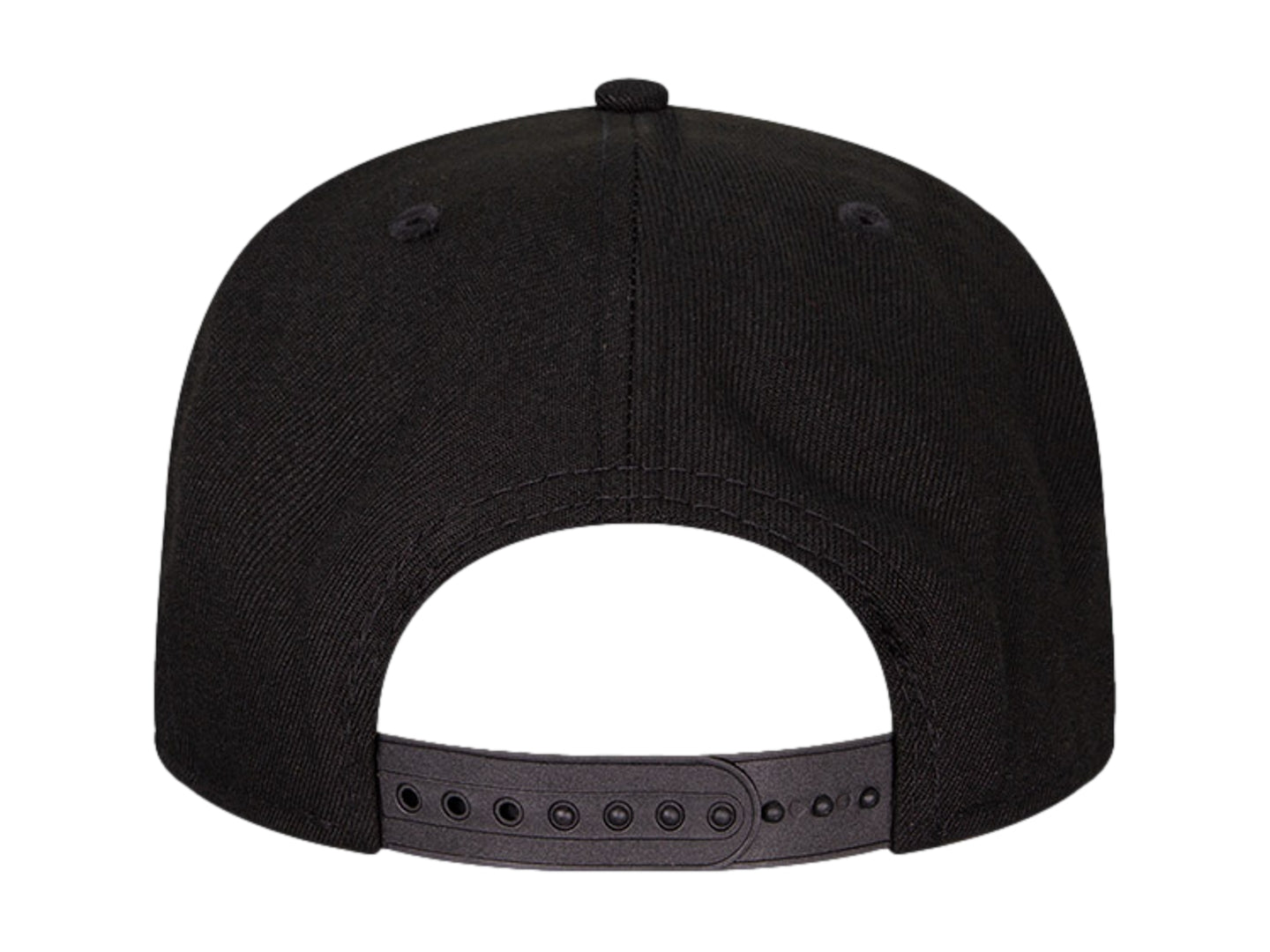 Gorra New Era Negra de Visera Plana para Hombre