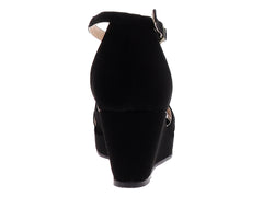 Sandalias Luna Rosa Roca Negro para Mujer