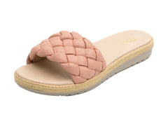 Sandalias Flexi Rosa Trenzadas para Mujer