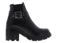 Botines Chelsea Mauri Valero Negro para Mujer