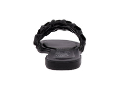 Sandalias Luna Rosa Casuales Negras para Mujer