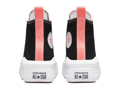 Tenis Converse Chuck Taylor All Star Move Hi Negro y Rosa para Niña