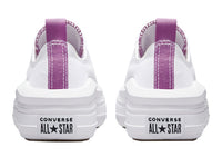 Tenis Converse Chuck Taylor All Star Move Blanco y Morado para Niña