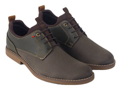 Zapatos Brantano Randy Color Musgo para Hombre