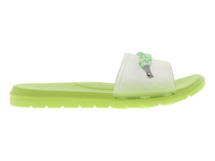 Sandalias Elega Verde Limón Transparente para Mujer